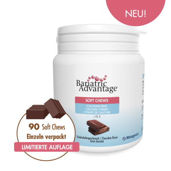 Nahrungsergänzungsmittel Bariatric Advantage Calciumcitrat Soft Chews Chocolate