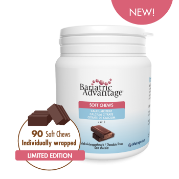 Food supplement Bariatric Advantage Calcium Citrate Soft Chews Chocolate