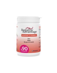Package of Bariatric Advantage Magnesium and Vitamin D. To use in moments of stress and fatigue. Favorable for the bones and muscles.